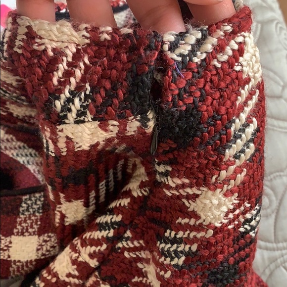 ZARA PLAID PINAFORE DRESS - Picture 3 of 3